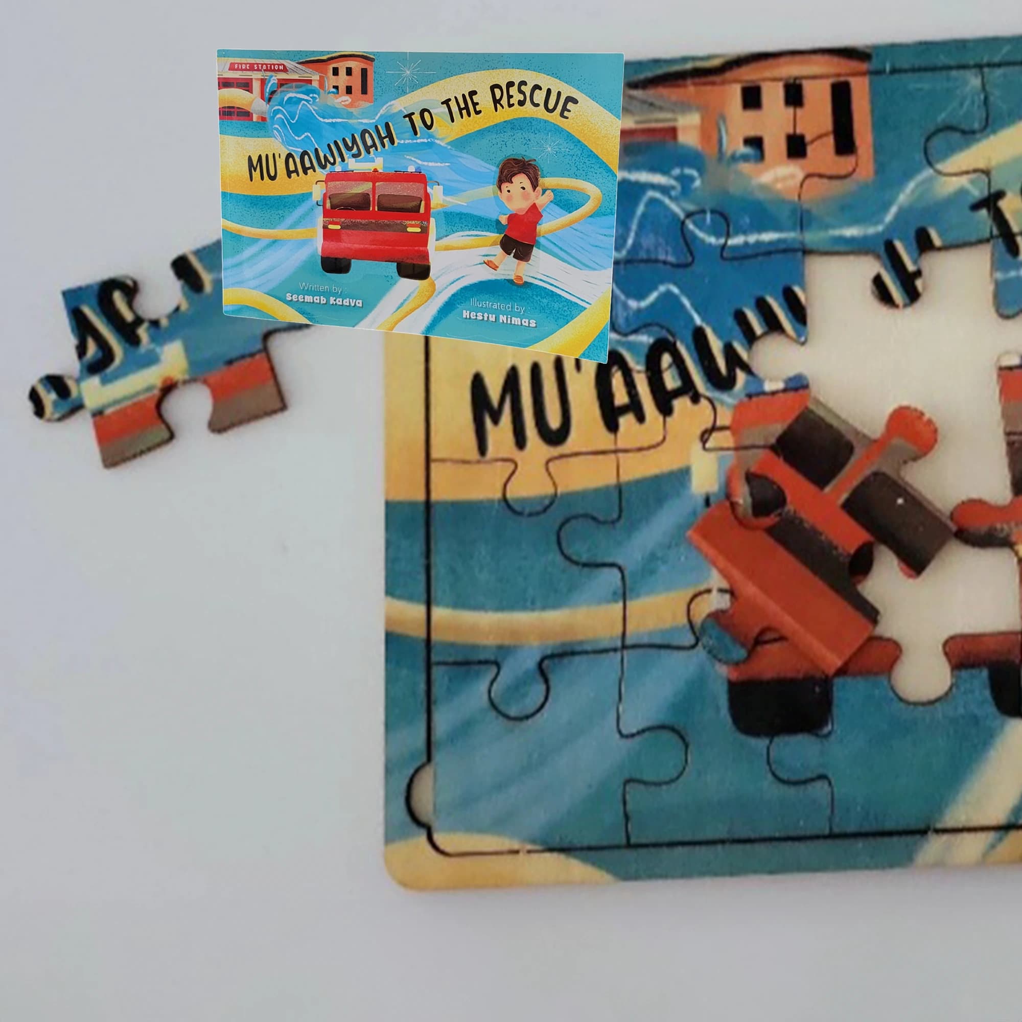 Mu'aawiyah's Firefighter Puzzle Set (Book & Puzzle)