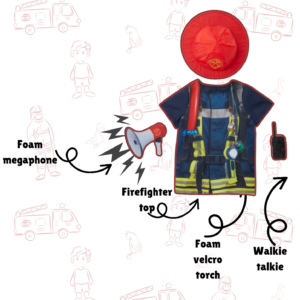 Mu’aawiyah To The Rescue Firefighter Costume 3-6 Years